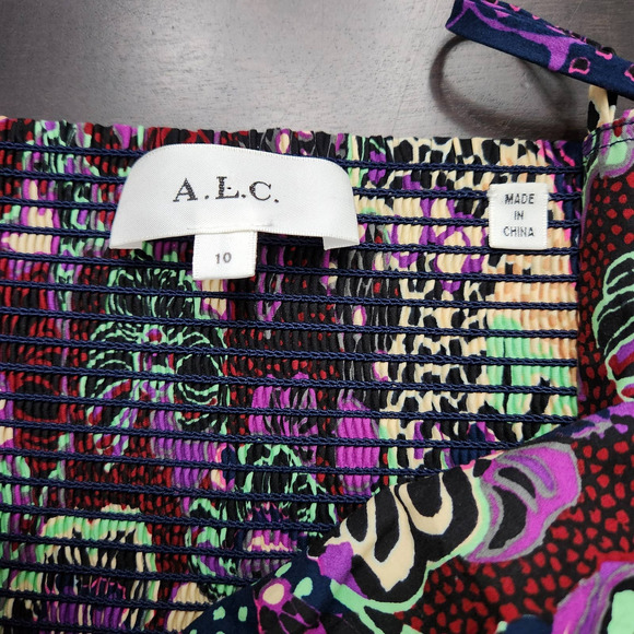 A.L.C. Lilah Floral Print Dress - Picture 7 of 11